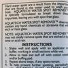 Marine Water Spot Remover for Glass