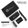 The Pathfinder Folding Pocket Knife Giftset for Men and Women (Black and Blue)