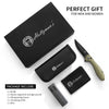 The Vector Folding Pocket Knife Giftset for Men and Women (Green and Black)