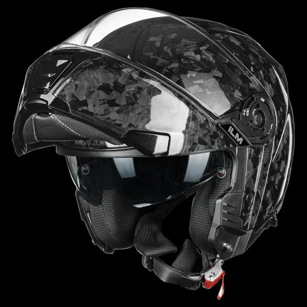 ILM Carbon Fiber Motorcycle Modular Helmets DOT ECE Model MF529F