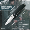 The Straight Back Folding Pocket Knife Giftset for Men and Women (Silver and Black)
