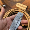 Forgehammer Folder Knife 8" Handmade All-Steel Damascus Liner Lock