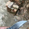 Dusty Trail Pocket Knife 7" Handmade Damascus Steel Folding Knife | JW Steelcrafts
