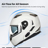 ILM Bluetooth Integrated Modular Flip up Full Face Motorcycle Helmet Model 953