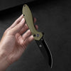 The Vector Folding Pocket Knife Giftset for Men and Women (Green and Black)