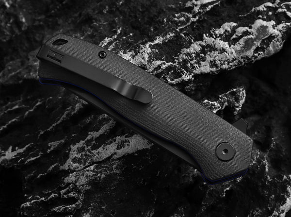 The Pathfinder Folding Pocket Knife Giftset for Men and Women (Black and Blue)