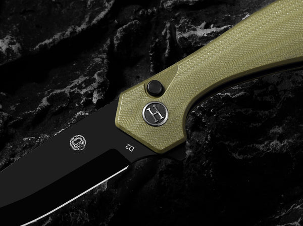 The Vector Folding Pocket Knife Giftset for Men and Women (Green and Black)