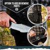 The Tracker D2 Steel Bushcraft Survival Knife Gift Set (Black and Orange)