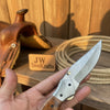 Rosewood Trail Folder Knife 6" Handmade Rosewood Handle EDC Folder