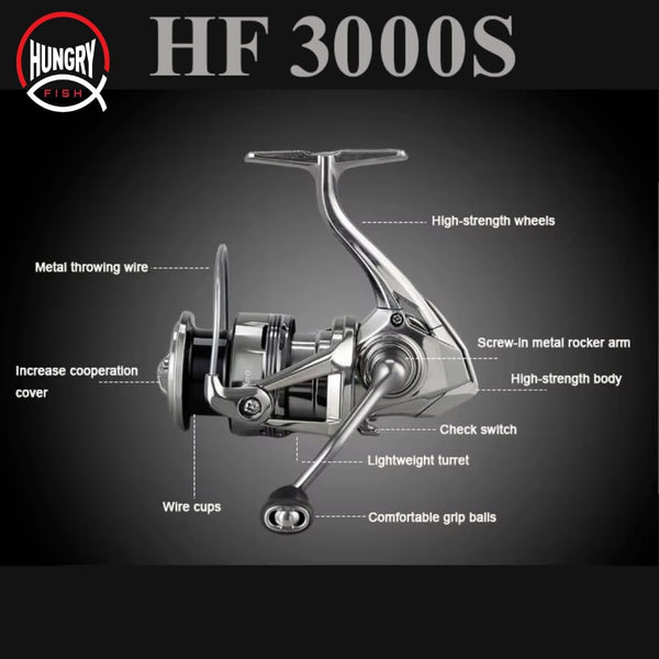 Hungry Fish Traveler Pro Spinning Fishing Reel