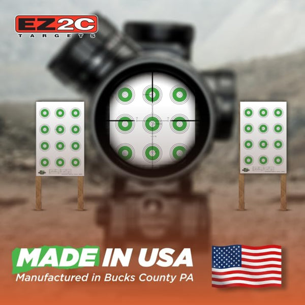 25 EZ2C Targets Style 27/RD10: Small-bore 50ft Paper Shooting Target 11