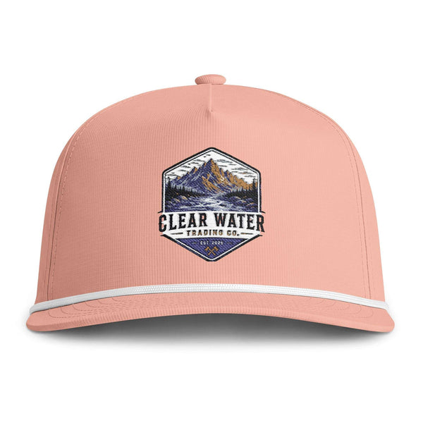 Heritage Mountain Patch Rope Trucker Hat | Clear Water Trading Co.