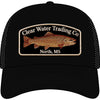 Fly Fishing Trout Badge Trucker Hat — Clear Water Trading Co.