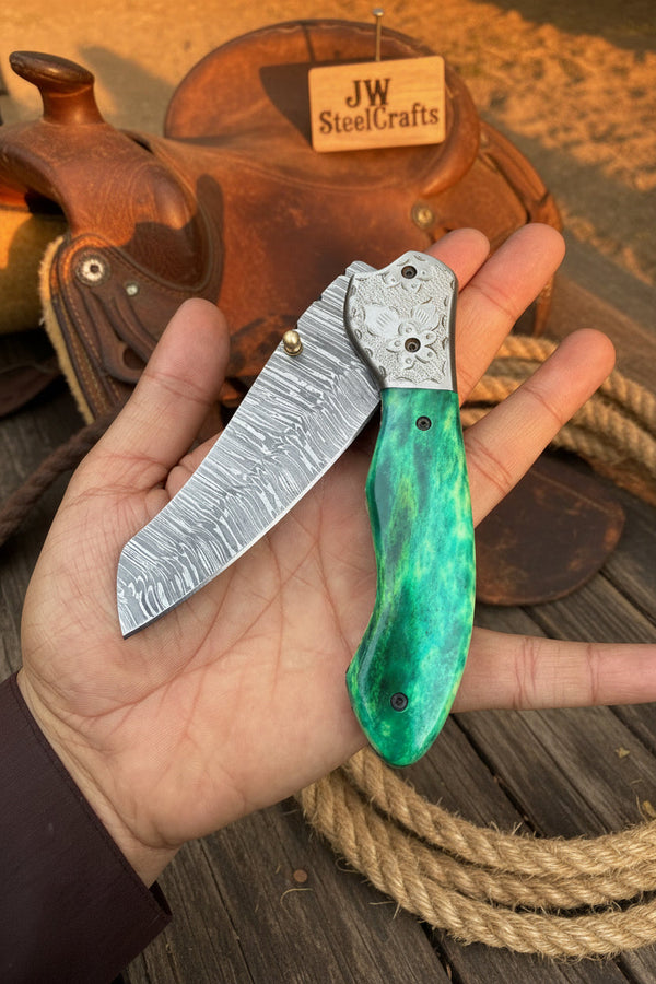 Jadeline Damascus Folder 7