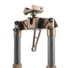 Linkogear HB-C03 Carbon Fiber Bipod Picatinny & ARCA Monoball Fix 26mm - Brown