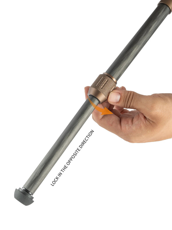 Linkogear HB-C03 Carbon Fiber Bipod Picatinny & ARCA Monoball Fix 26mm - Brown
