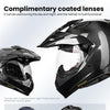 ILM Carbon Fiber Snell M2020D Full Face Motorcycle Adventure Helmet Model L13