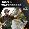 DikaSun Chest Waders with Boots — Lightweight Bootfoot Waders for Men & Women, Duck Hunting & Fly Fishing (US Sizes, Dark Green)