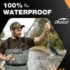 DikaSun Chest Waders with Boots — Lightweight Bootfoot Waders for Men & Women, Duck Hunting & Fly Fishing (US Sizes, Grey))