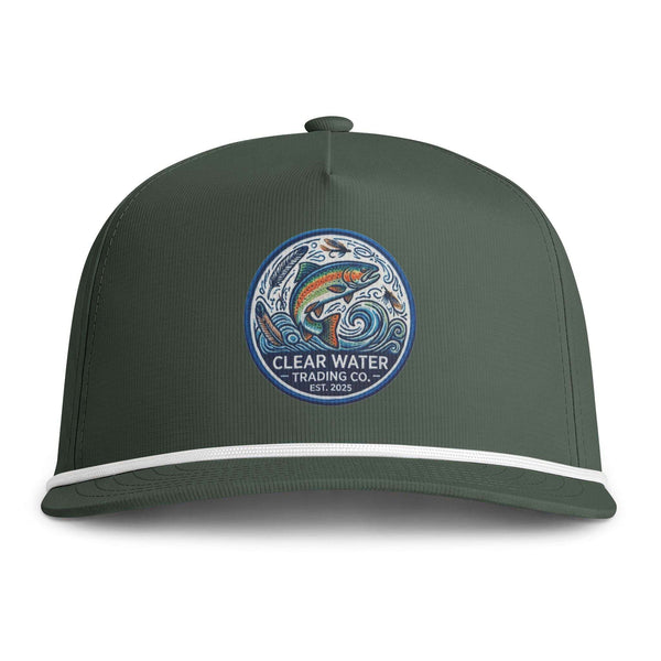No. 04 - The Clear Water Circle - Est. 2025 - Rope Brim Trucker