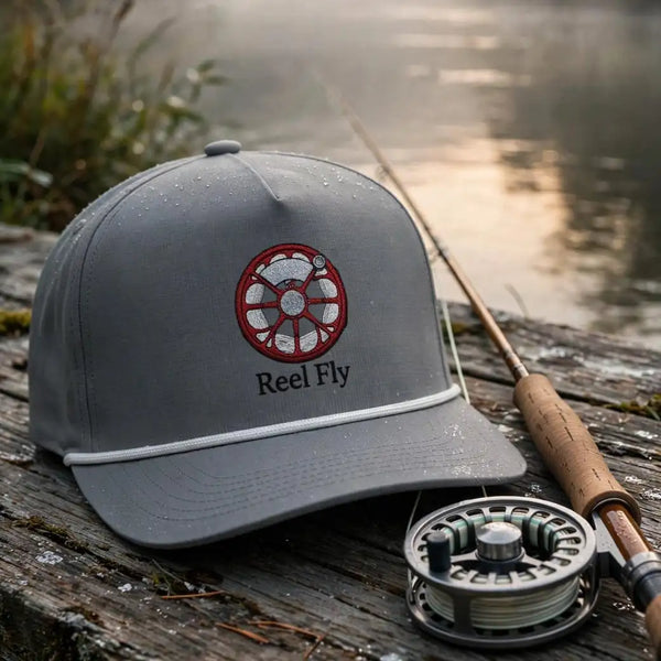 Reel Fly - Embroidered Fly Fishing Rope Hat