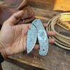 Obsidian Mosaic Folder Knife 8" Handmade Damascus Liner Lock
