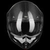 ILM Carbon Fiber Vintage Full Face Modular Motorcycle Helmet Model B707C