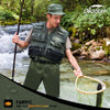 DikaSun Chest Waders with Boots — Lightweight Bootfoot Waders for Men & Women, Duck Hunting & Fly Fishing (US Sizes, Dark Green)