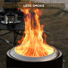 Pluto R19-PG Smokeless Outdoor Fire Pit -  Painted Black