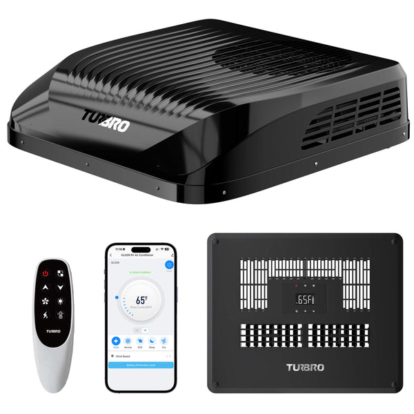 Greenland 9,000 BTU 12V DC Inverter Rooftop RV Air Conditioner