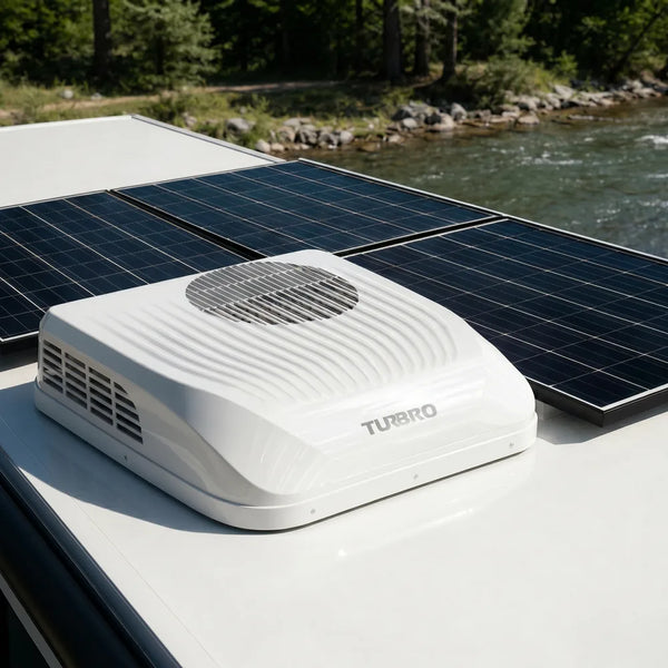 Greenland 9,000 BTU 12V DC Inverter Rooftop RV Air Conditioner