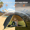 Umbrauto 4 Person Ultralight Camping Tent Waterproof 3-Season Dome Tent for Hiking, Backpacking & Outdoor Adventure