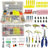 HungryFish Complete Fishing Tackle Kit with 120 Pieces