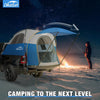 5.5-6.7ft Pickup Truck Bed Tent with Awining,Blue