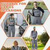 DikaSun Breathable Stocking Foot Waders for Fly Fishing (Lightweight Unisex Design for Men & Women)