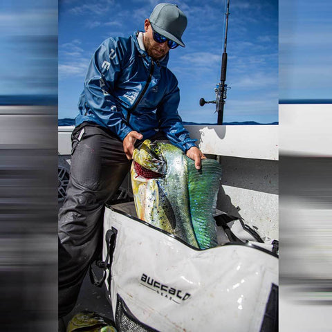 72x30'' Fish Cooler Bag With YKK Zipper, Flat Bottom