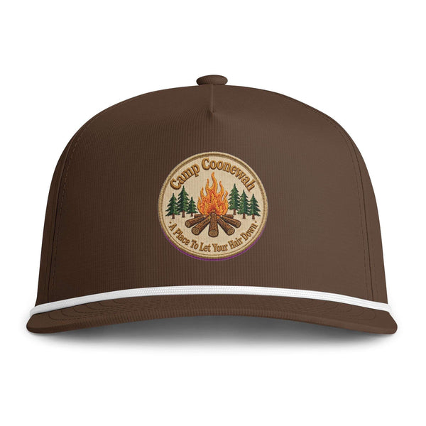 No. 02 - Camp Coonewah - A Place To Let Your Hair Down - Rope Brim Trucker