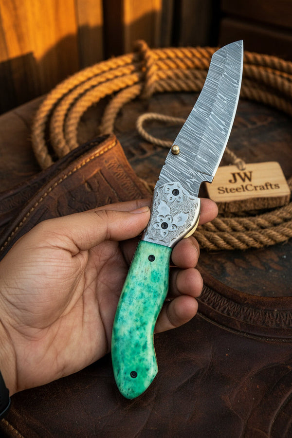 Jadeline Damascus Folder 7