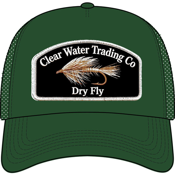 Dry Fly- Trout Fishing Trucker Hat — Clear Water Trading Co.