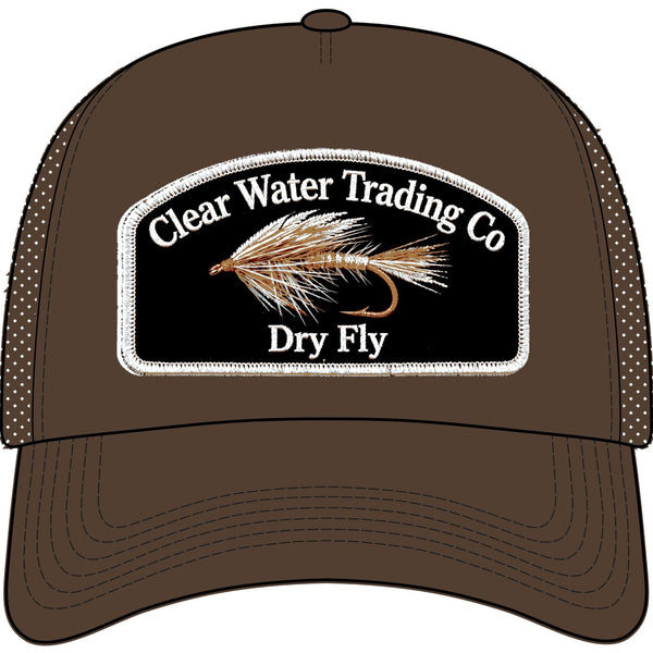 Dry Fly- Trout Fishing Trucker Hat — Clear Water Trading Co.