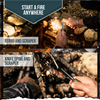 The Congo D2 Steel Bushcraft Survival Knife Gift Set (Black Blade + Green Handle)