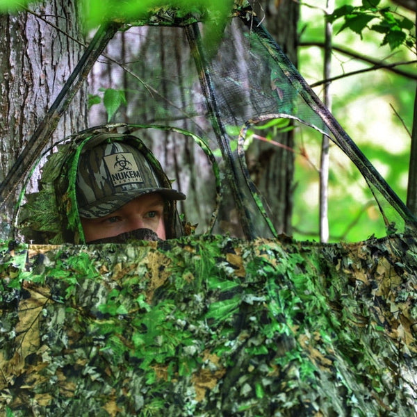 Nukem Hunting Blind - Mossy Oak Obsession 3D Leafy
