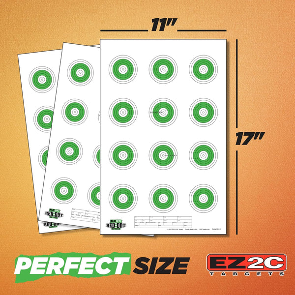25 EZ2C Targets Style 27/RD10: Small-bore 50ft Paper Shooting Target 11