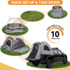 Umbrauto 5.5-5.8FT Truck Bed Tent for 2 Person | 10-Min Quick Setup Waterproof PU3000 Camping Tent for Pickup Trucks