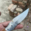 Dusty Trail Pocket Knife 7" Handmade Damascus Steel Folding Knife | JW Steelcrafts