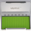 Waterproof fly boxes with green silicone insert