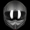ILM Carbon Fiber Vintage Full Face Modular Motorcycle Helmet Model B707C