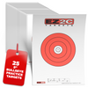 EZ2C Targets #9: 8" Bullseye Paper Shooting Target 11"x17" USA MADE Hi-Visibility