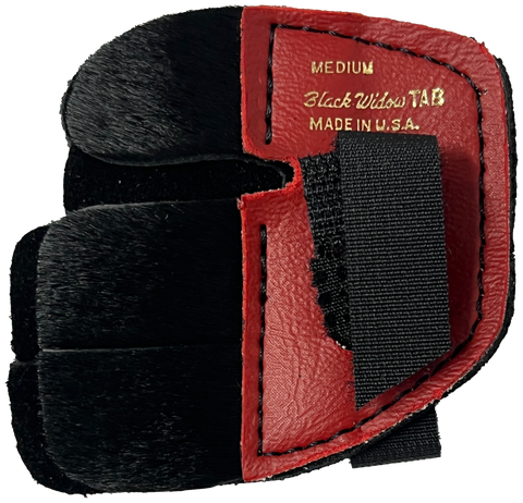 Black Widow - Split Finger - Calf Hair Tab