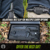 "The Fireline" Bushcraft Survival Knife with 1095 High Carbon Blade Giftset (Black and Green)